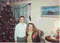 Ben and Catherine Weide, Christmas 1999, Jacksonville, Florida