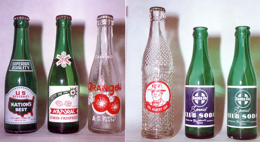 PA vintage ACL Soda POP  Bottle 7 OZ VINTAGE ACL KIST of GREENSBURG 