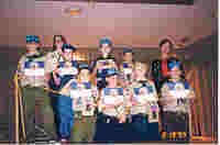 Pack 182, Jacksonville, Florida; Cubscout Blue and Gold banquet, Feb. 1999