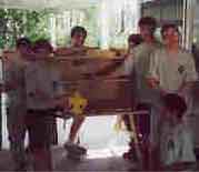 BSA Troop 182, Jacksonville, Fl; 
      Building Patrol Boxes, May 2001