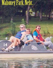 Ben, Catherine and Chris Weide and Mahoney Park, Nebraska, 1999