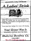 b050213. Bludwine advertisement, May 02, 1913
