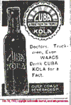 c021443. Gulf Coast Beverages Cuba Kola advertisement, Feb. 14, 1943