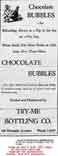 c092727. Try-Me Bottling Co. Chocolate Bubbles ad, Sept. 27, 1927
