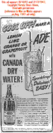 43-03. Canada Dry Water advertisement