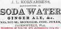 jlk1876. J.L. Kornahrens advertisement, 1876