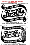 pc021743. Pepsi-Cola advertisements, Feb 17 & 24, 1943