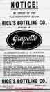 r081442. Rice's Bottling Co. Grapette notice, Aug. 14, 1942