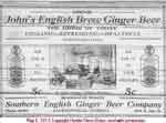 s050413. John's English Brew Ginger Beer advertisement, May 04, 1913