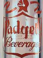 Pic. of Padgett Beverages bottle