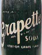 Pic. of 1942 Rice's Grapette bottle