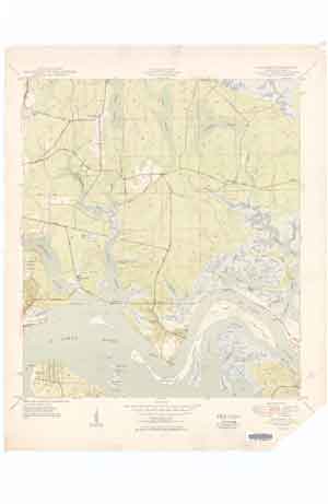 USGS Eastport 1950 Quadrangle