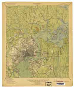 USGS Jacksonville 1918 Quadrangle