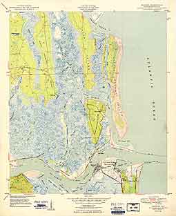 USGS Mayport 1950 Quadrangle