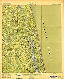 USGS Palm Valley 1918 Quadrangle