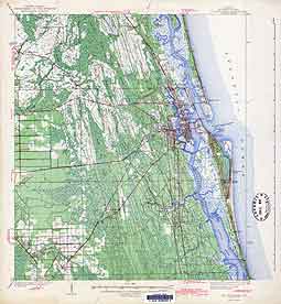 USGS St Augustine 1943 Quadrangle