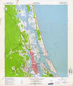 USGS St. Augustine 1956 Quadrangle