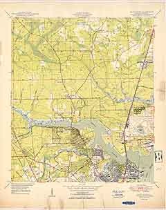 USGS Trout River 1950 Quadrangle