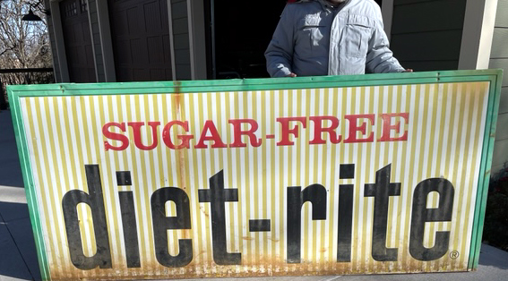 Diet-Rite Cola Sign