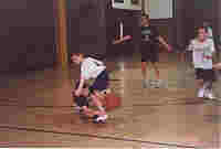 Ben Weide fighting for ball, YMCA Basketball, Jacksonville, Florida; Jan. 2000