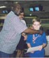 Ben Weide and Coach Bing, Arlington YMCA soccer, Jacksonville, Florida; Nov. 1998