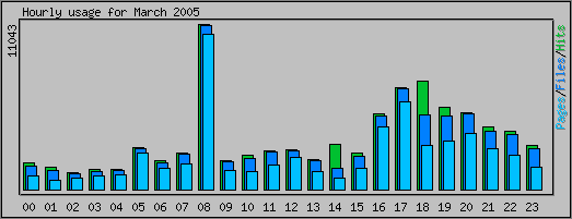 Hourly usage
