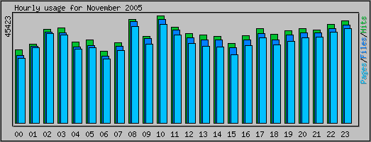 Hourly usage