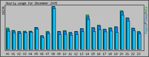 Hourly usage