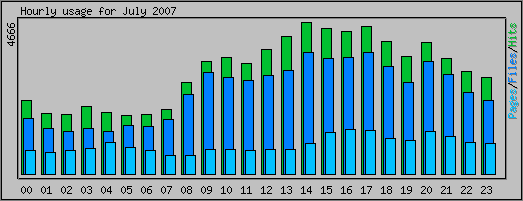 Hourly usage