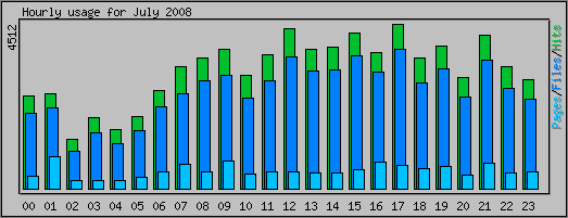 Hourly usage