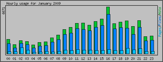 Hourly usage