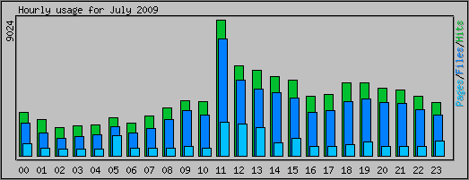 Hourly usage