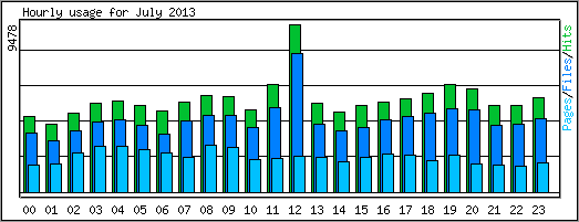 Hourly usage
